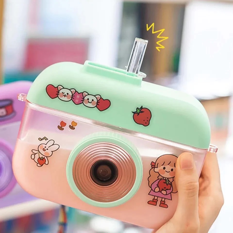 Botella De Agua Kawaii Con Stickers